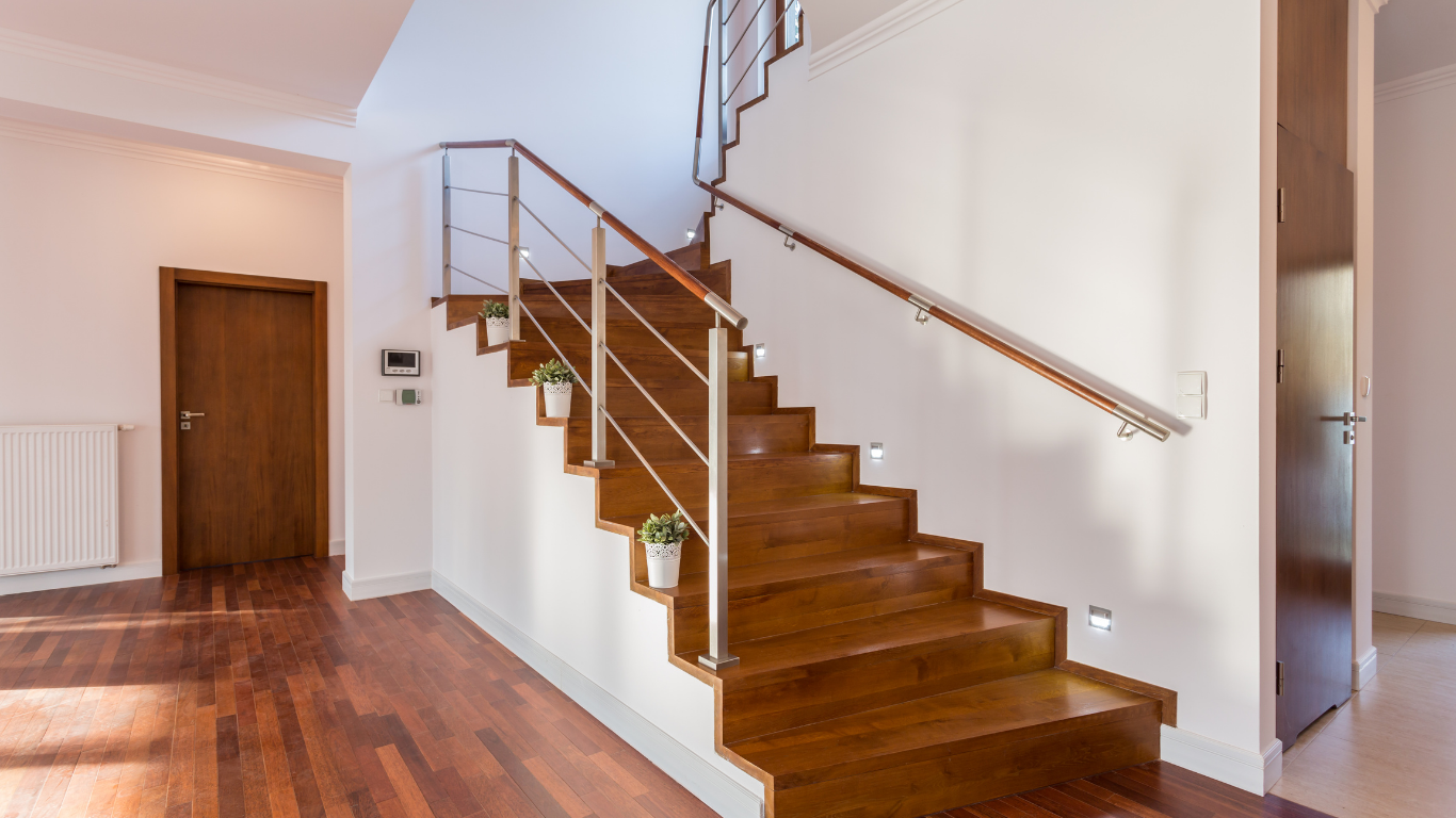 escalier en bois